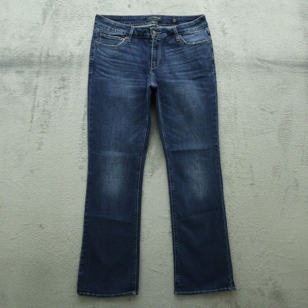 Lucky Brand Jeans Women's Size 10A Mid-Rise Lolita Boot Denim 31" Inseam Stretch